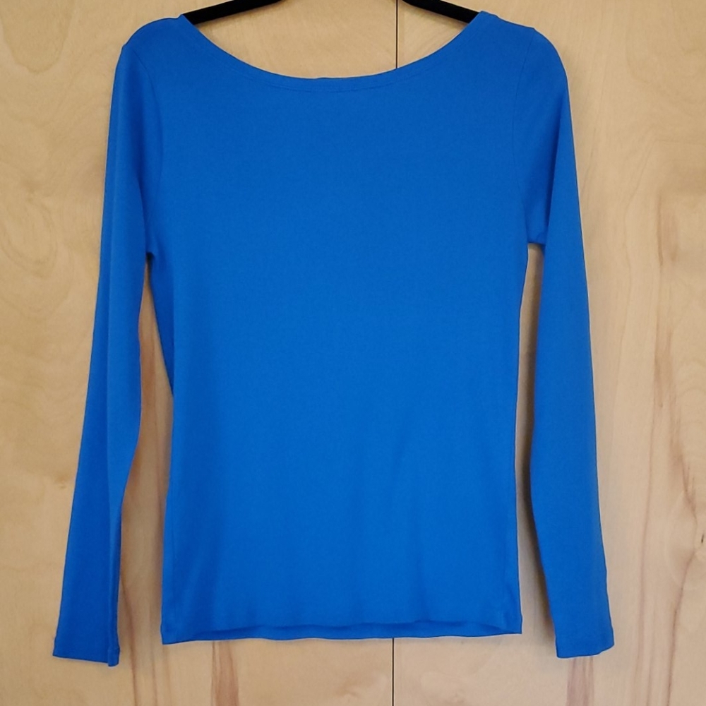 Ann Taylor Long Sleeve Cotton Top